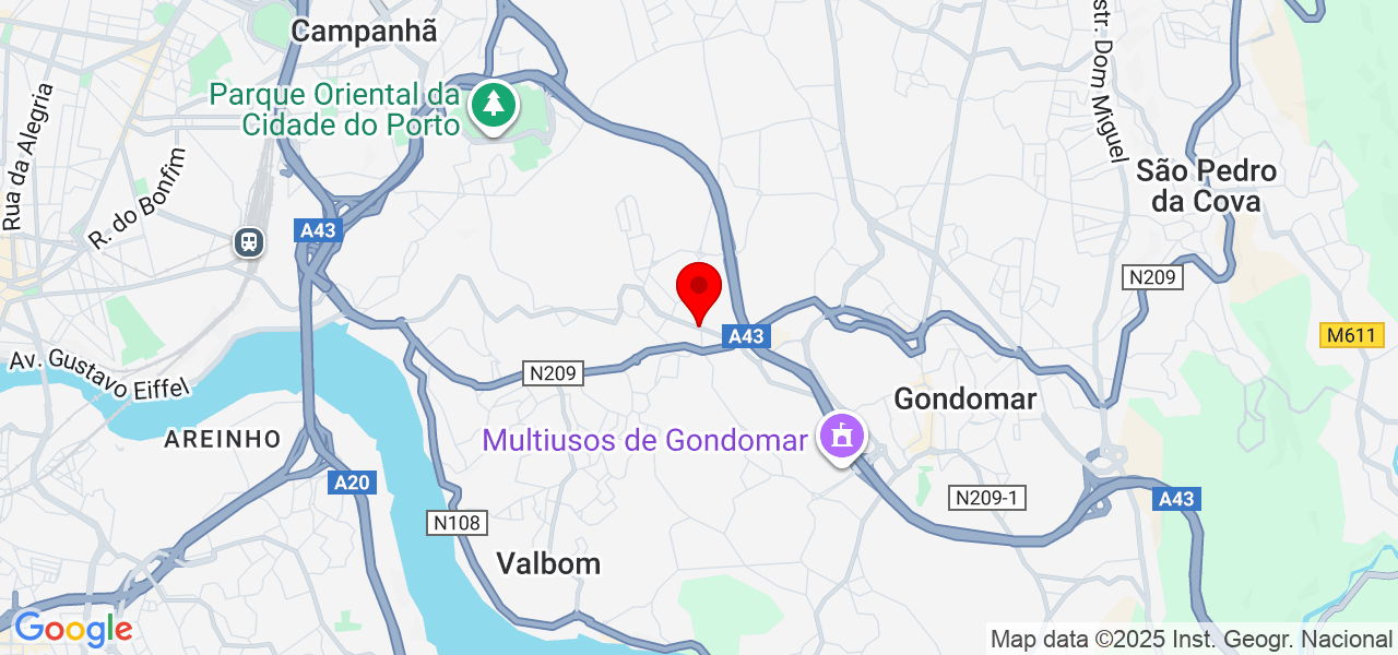 M. Ferreira - Porto - Gondomar - Mapa