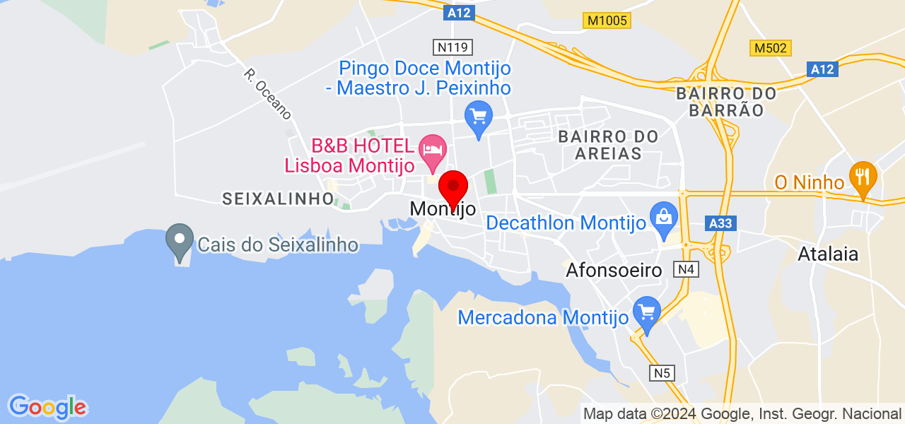 BRILHO FIXE - Setúbal - Montijo - Mapa