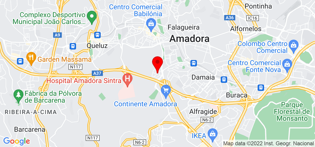 Lead the Way - Lisboa - Amadora - Map