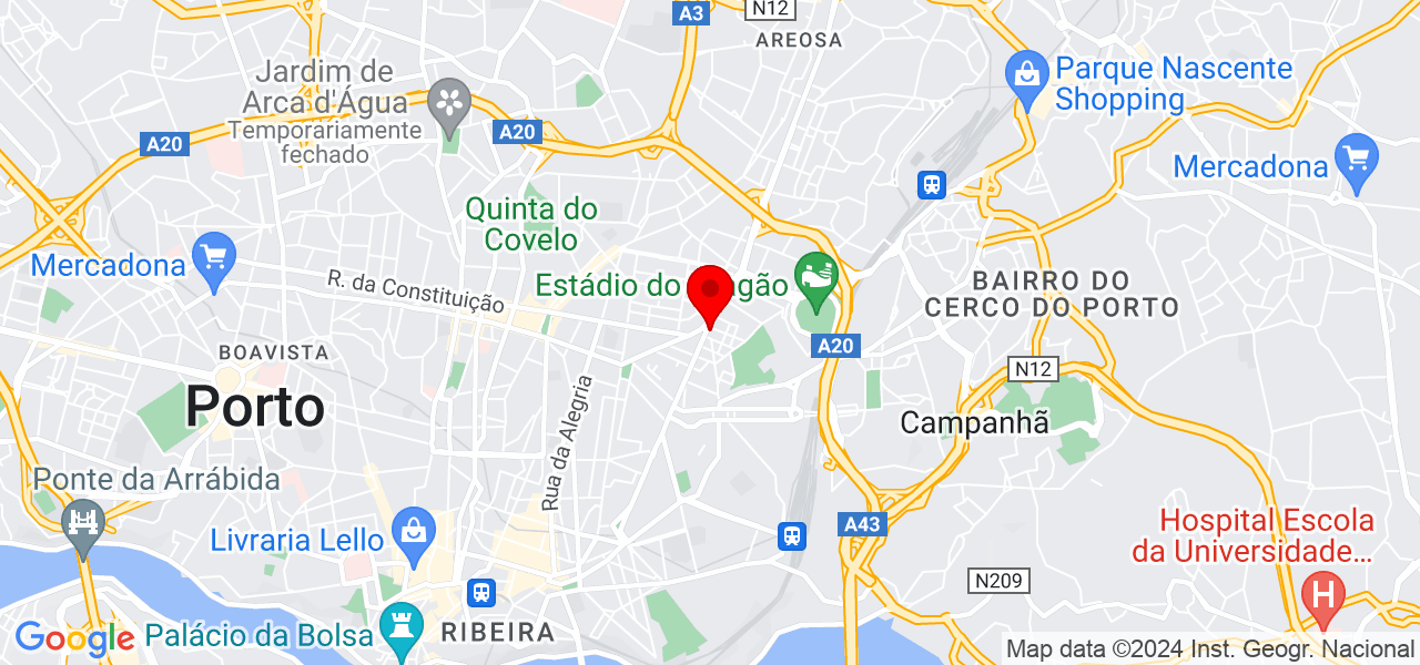 Ely Rodriguez - Porto - Porto - Mapa