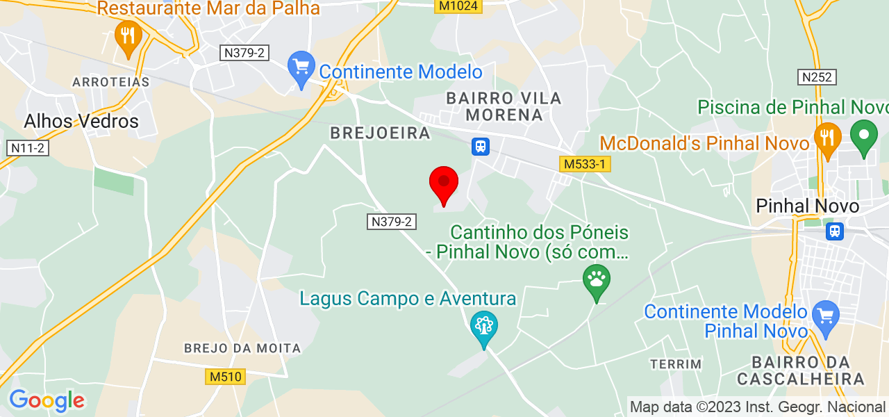 P7 Construction Lda. - Setúbal - Moita - Mapa