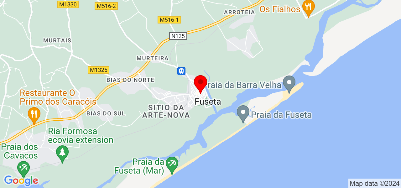 Eduardo Custodio ( Multifun&ccedil;&otilde;es ) - Faro - Olhão - Mapa