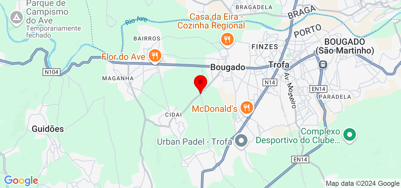 Joana Fortuoso - Porto - Trofa - Map