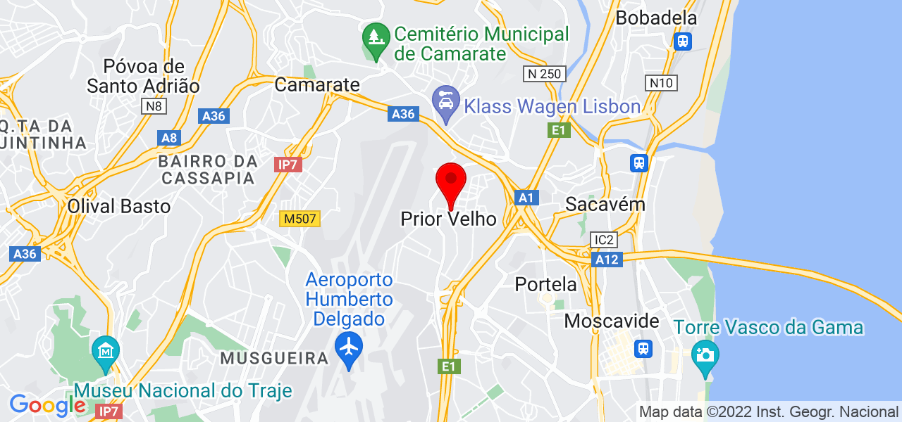 Ludovina Duarte - Lisboa - Loures - Mapa