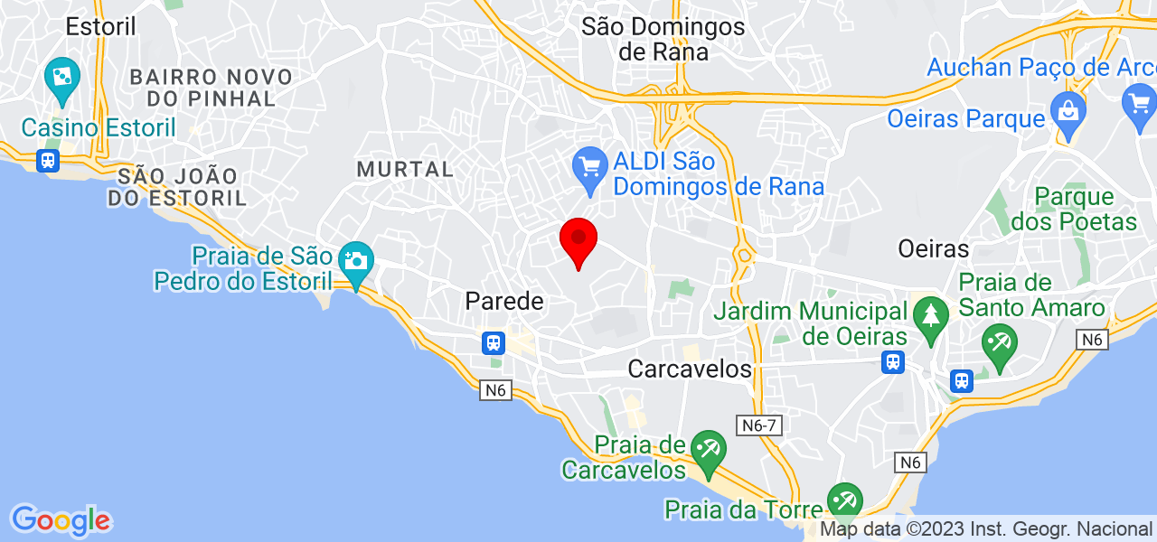 Vera Reis - Lisboa - Cascais - Mapa