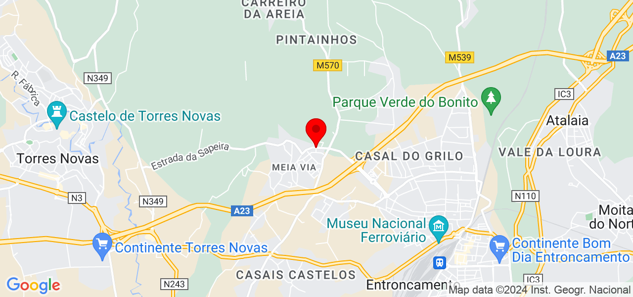 Luis treinador canino - Santarém - Torres Novas - Map