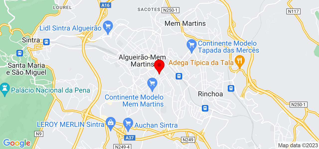 Danilo sousa - Lisboa - Sintra - Mapa