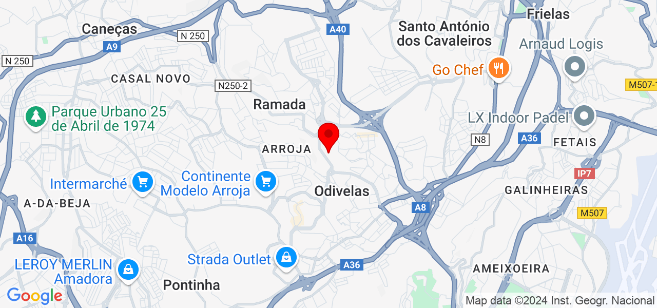 Silvani Clean - Lisboa - Odivelas - Mapa