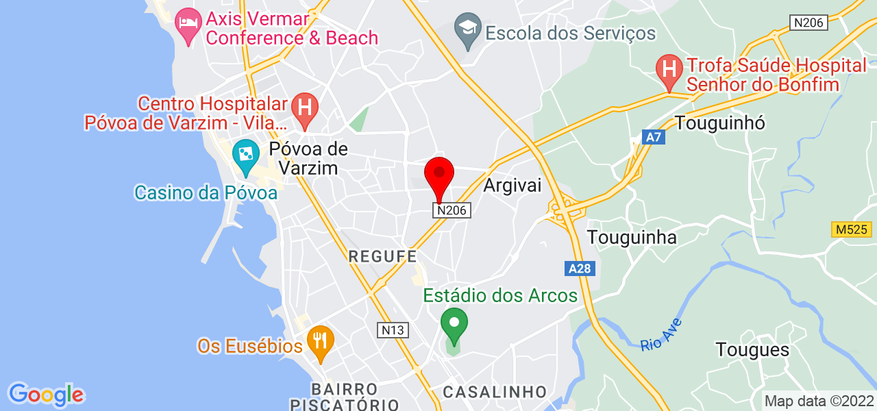 Alberto Almeida - Porto - Póvoa de Varzim - Mapa