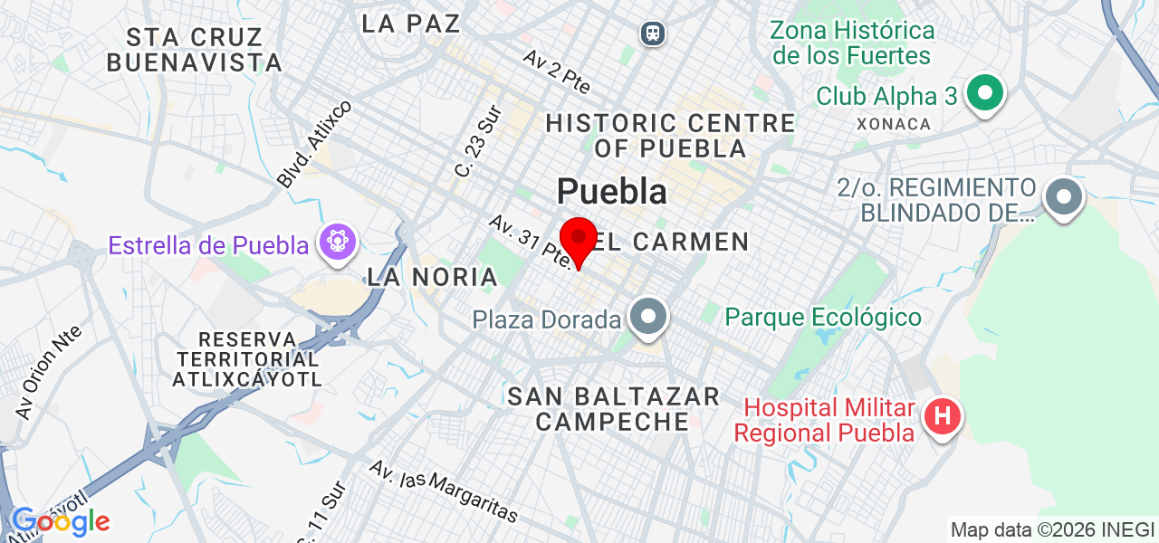 Alexa - Puebla - Puebla - Mapa