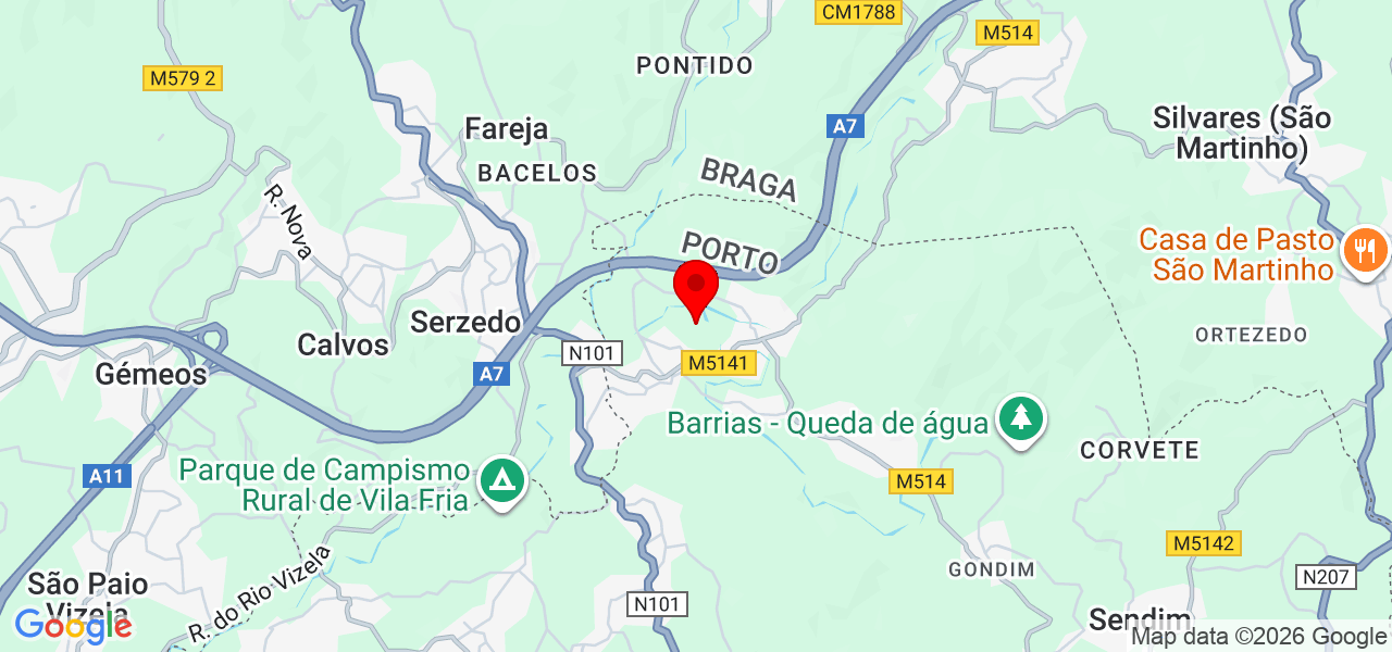 Marcos Castro - Porto - Felgueiras - Map