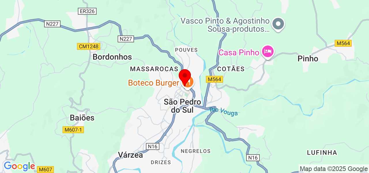 Harika - Viseu - São Pedro do Sul - Karte