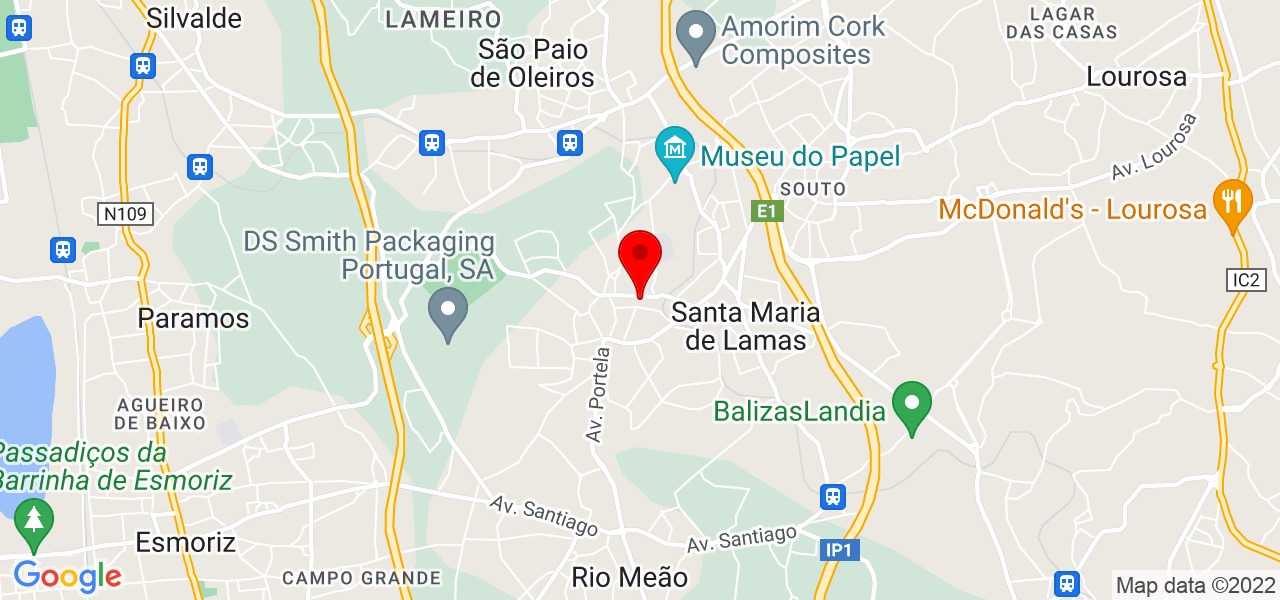 UNO Design & Publicidade - Aveiro - Santa Maria da Feira - Mapa