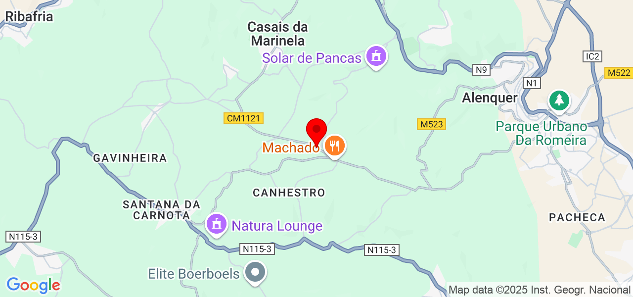 Profissional da indústria e MKT Digital - Lisboa - Alenquer - Mapa