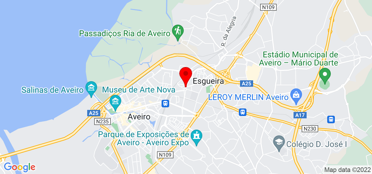 Kallyene Evangelista - Aveiro - Aveiro - Mapa