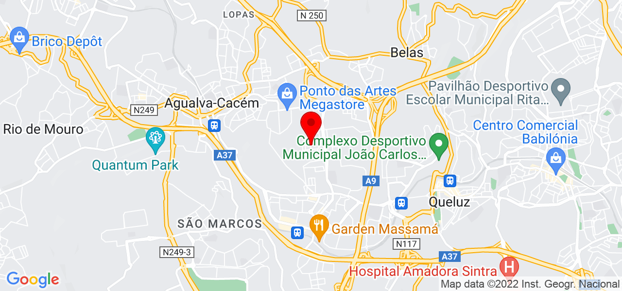 Ant&oacute;nio Filipe - Lisboa - Sintra - Mapa