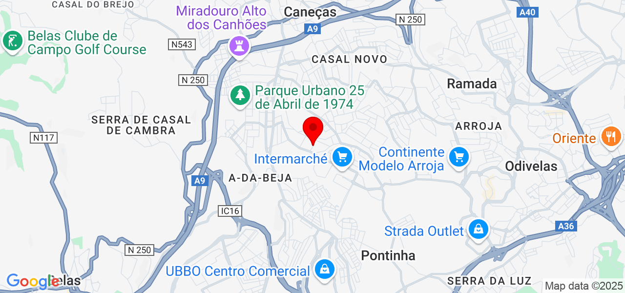 Ruth Rocha - Lisboa - Odivelas - Karte