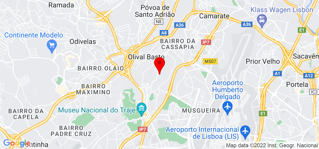 Adriana Loureiro - Lisboa - Lisboa - Mapa