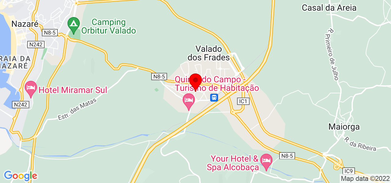 Miguel Boleixa - Leiria - Nazaré - Mapa
