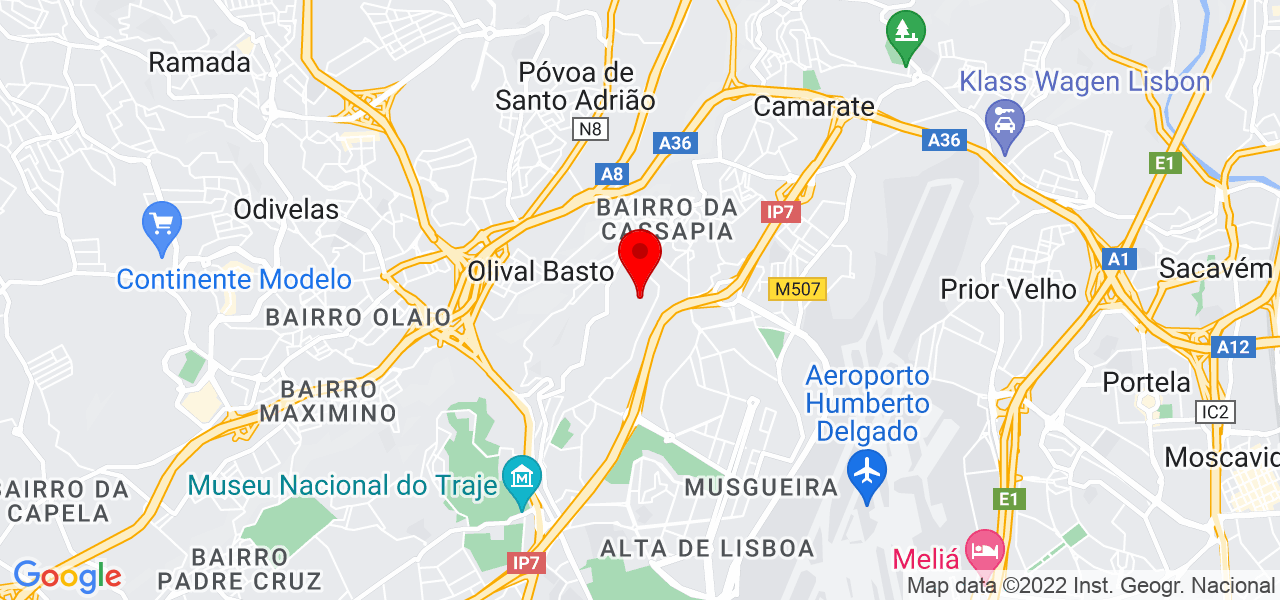 In&ecirc;s Costa - Lisboa - Lisboa - Mapa