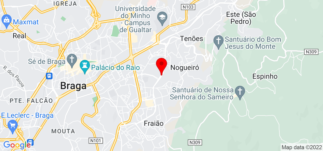 Empregada de limpieza y cuidados idosos - Braga - Braga - Mapa