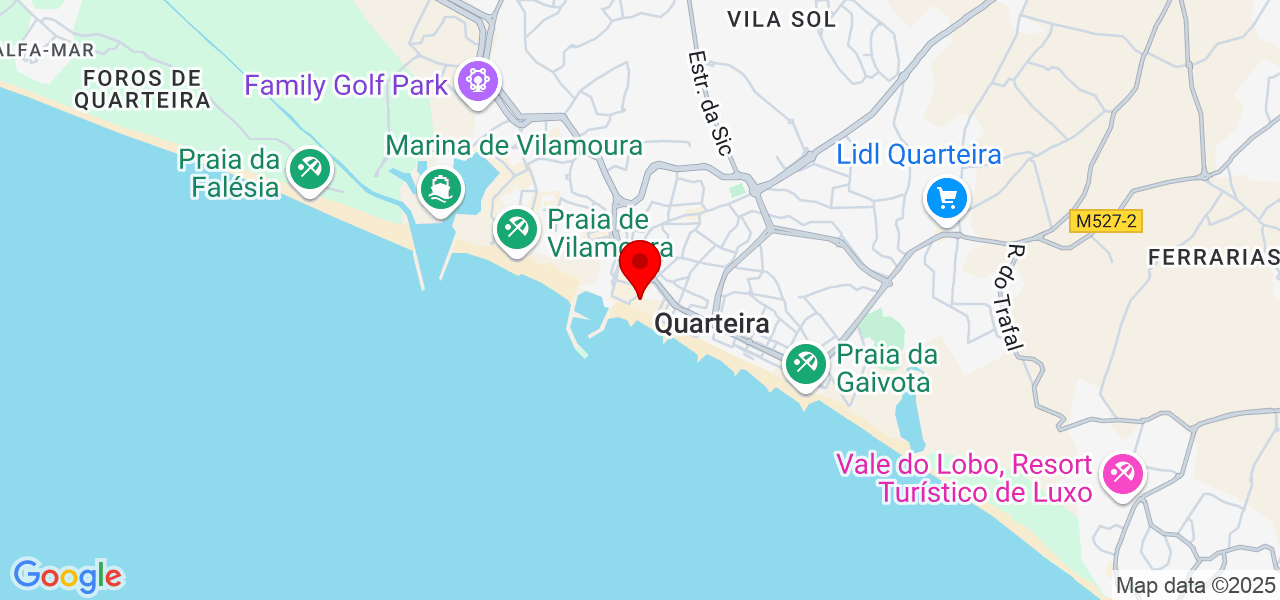 Adelaide Fazenda - Faro - Loulé - Mapa