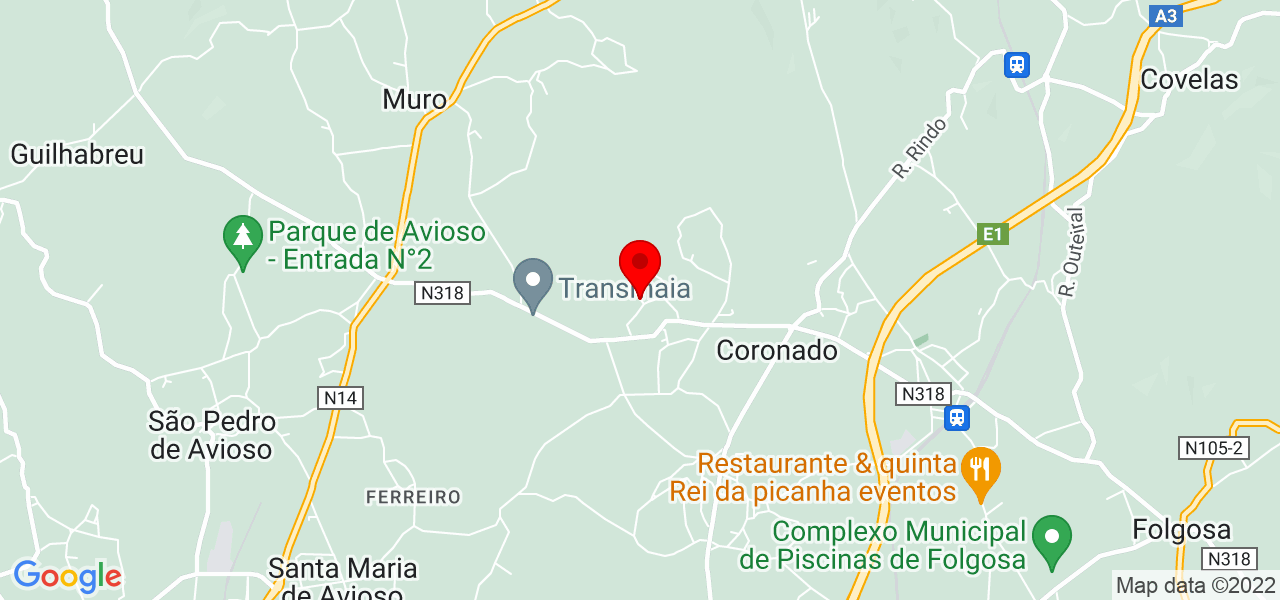 Catarina Fonseca - Porto - Trofa - Mapa