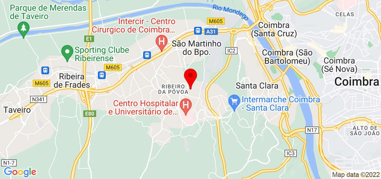 Caroline - Coimbra - Coimbra - Mapa