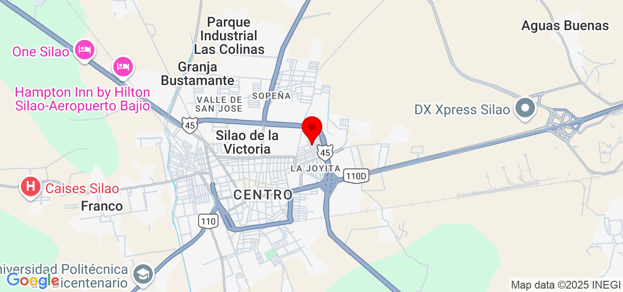 Especialistas en Recubrimientos - Guanajuato - Silao de la Victoria - Mapa