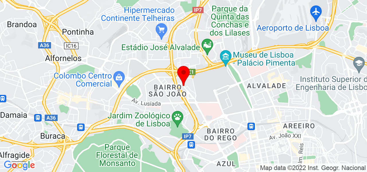 Coach Pessoal e Profissional - Lisboa - Lisboa - Mapa
