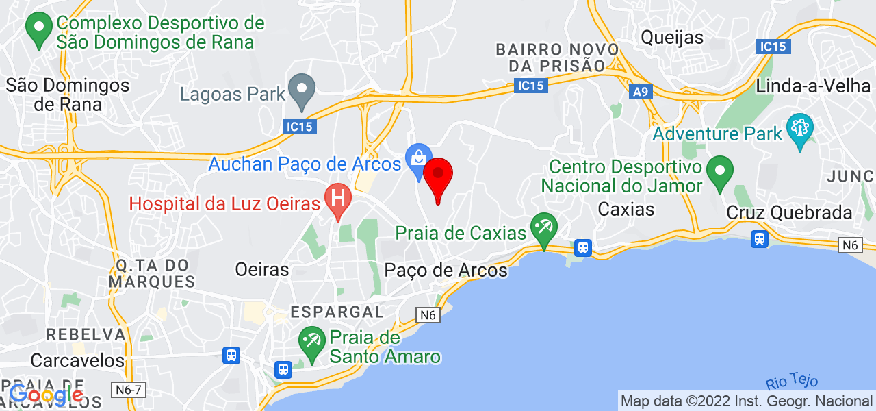 Samuel Amaral - Lisboa - Oeiras - Mapa