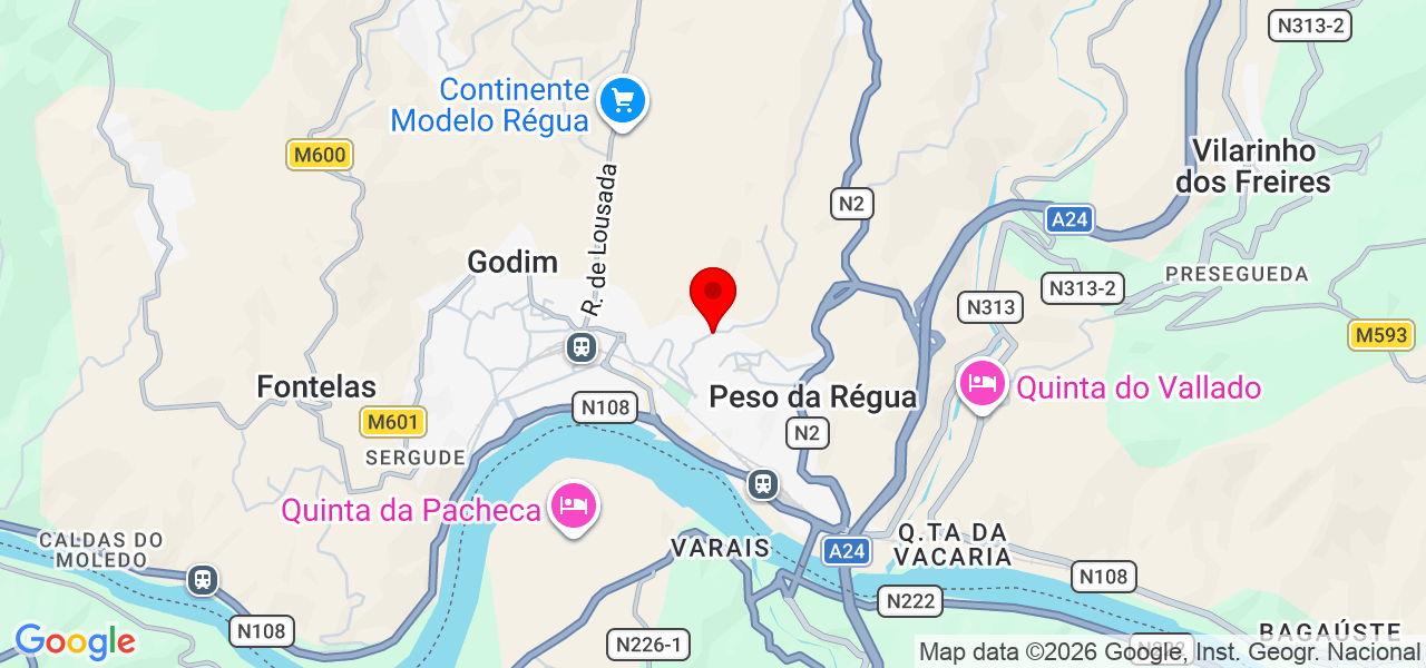 Paulo Oliveira & Gonçalo Sarmento, Lda - Vila Real - Peso da Régua - Map