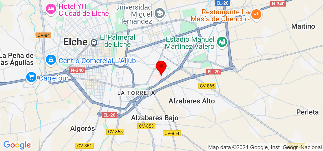 Emilio - Comunidad Valenciana - Elche/Elx - Mapa