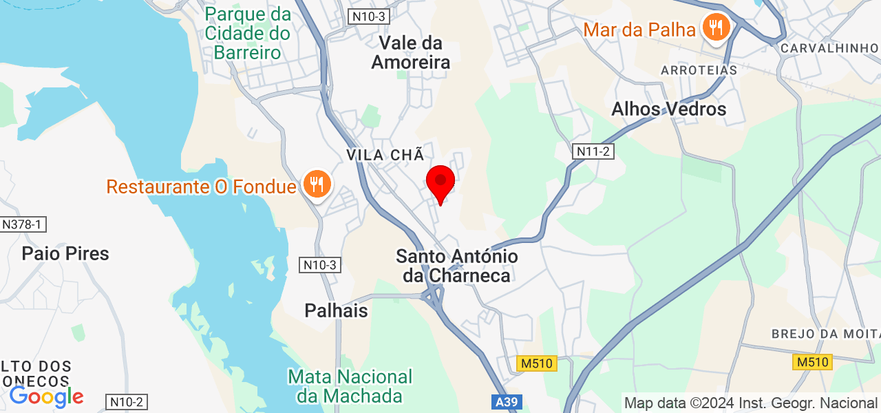 Bianca Silva - Setúbal - Barreiro - Map
