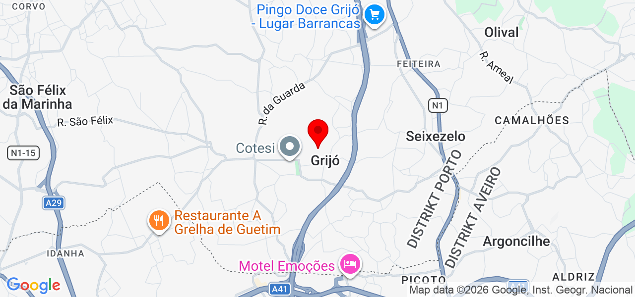 Eduardo Sousa - Porto - Vila Nova de Gaia - Mapa
