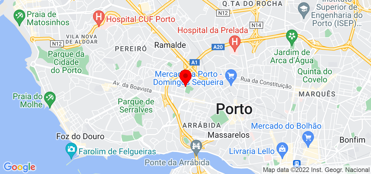 Sara Rom&atilde;o - Porto - Porto - Mapa