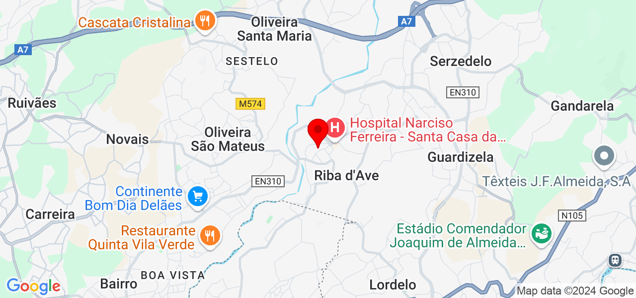 Ana - Braga - Vila Nova de Famalicão - Mapa