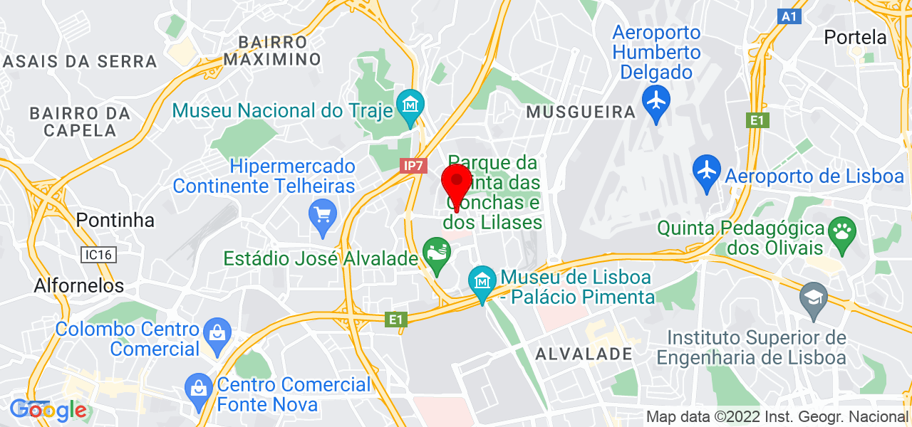 Bernardo Martins - Lisboa - Lisboa - Mapa