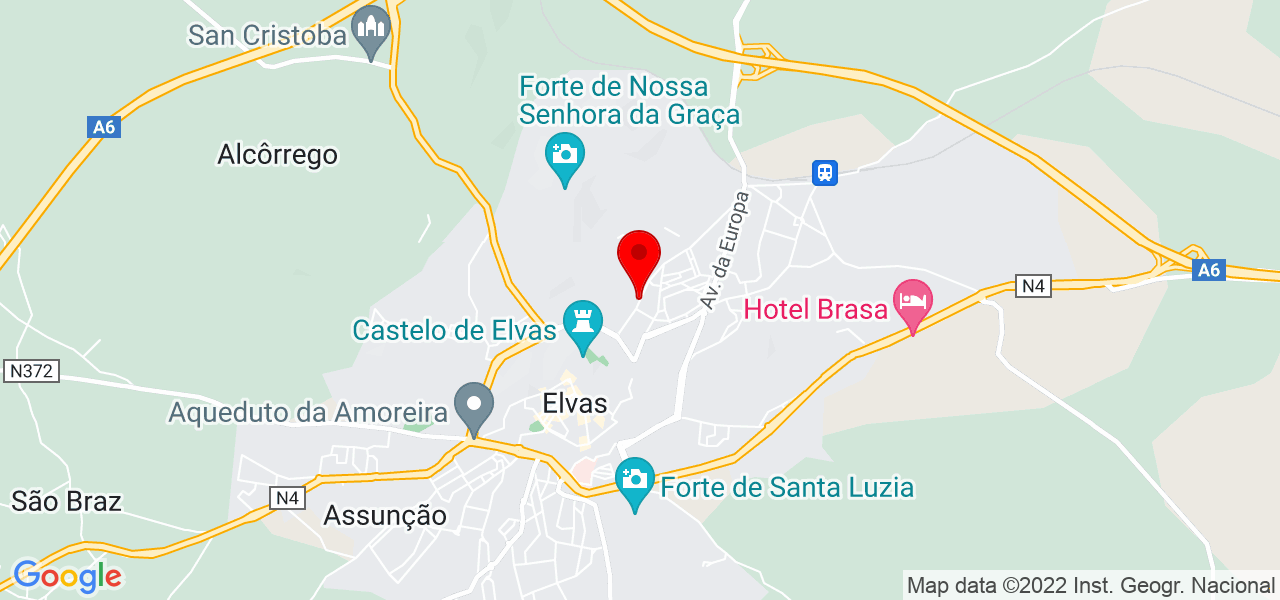 Adriana - Portalegre - Elvas - Mapa
