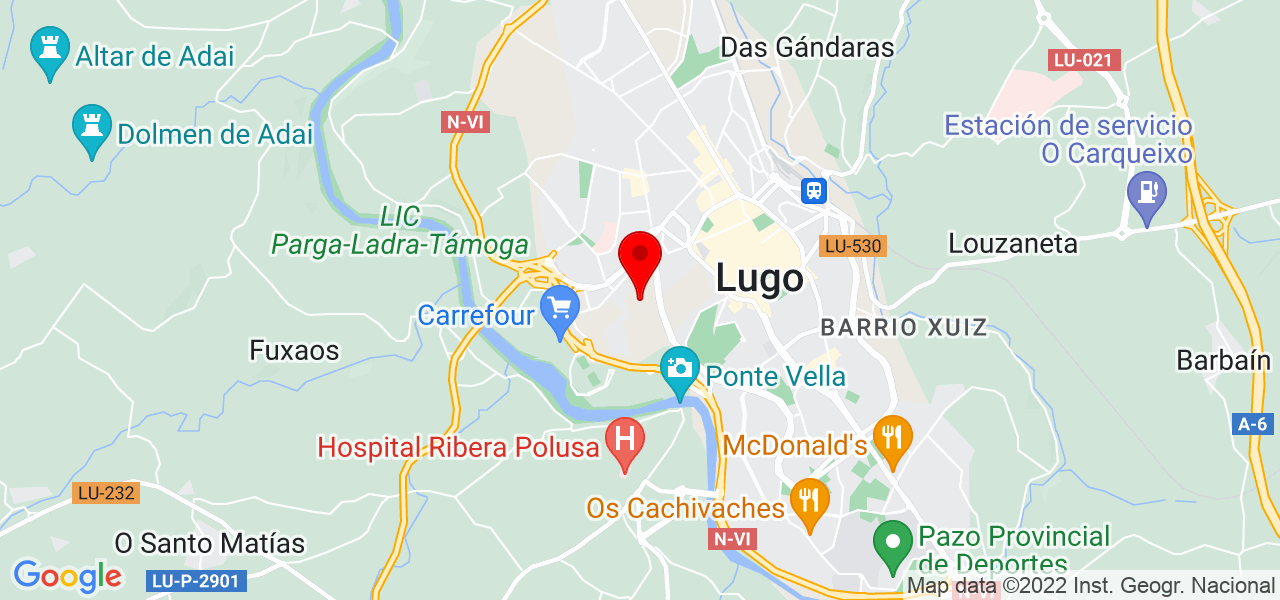 Solange - Galicia - Lugo - Mapa