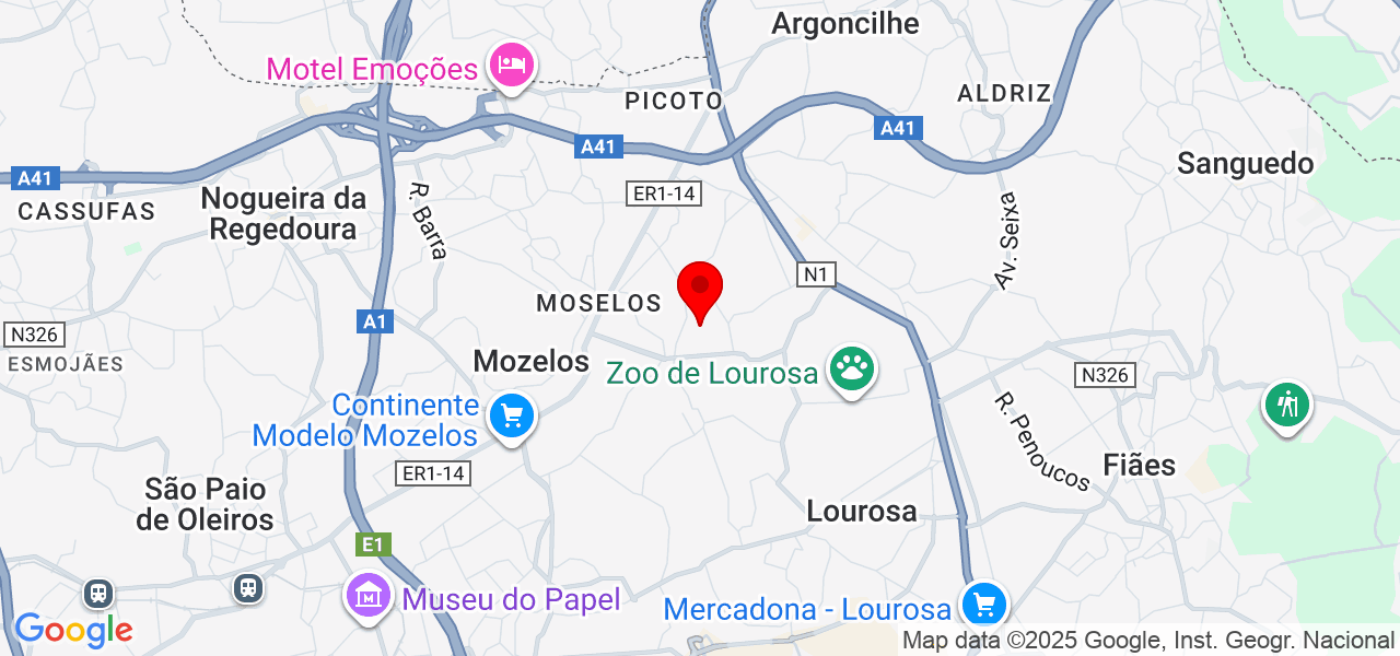 Miguel Loureiro - Aveiro - Santa Maria da Feira - Mapa