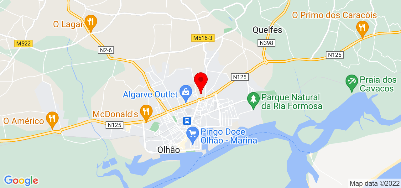 Buddhika Perera - Faro - Olhão - Map