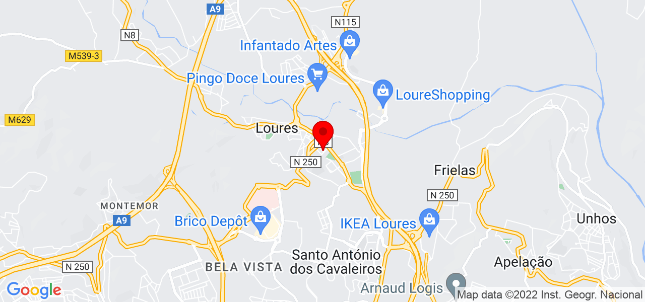 Margarida Cardoso - Lisboa - Loures - Mapa
