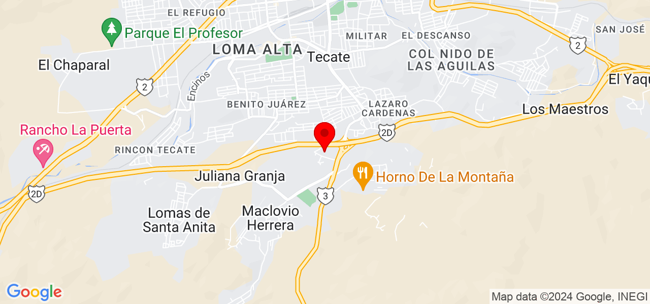 Jeyzlab - Baja California - Tecate - Mapa