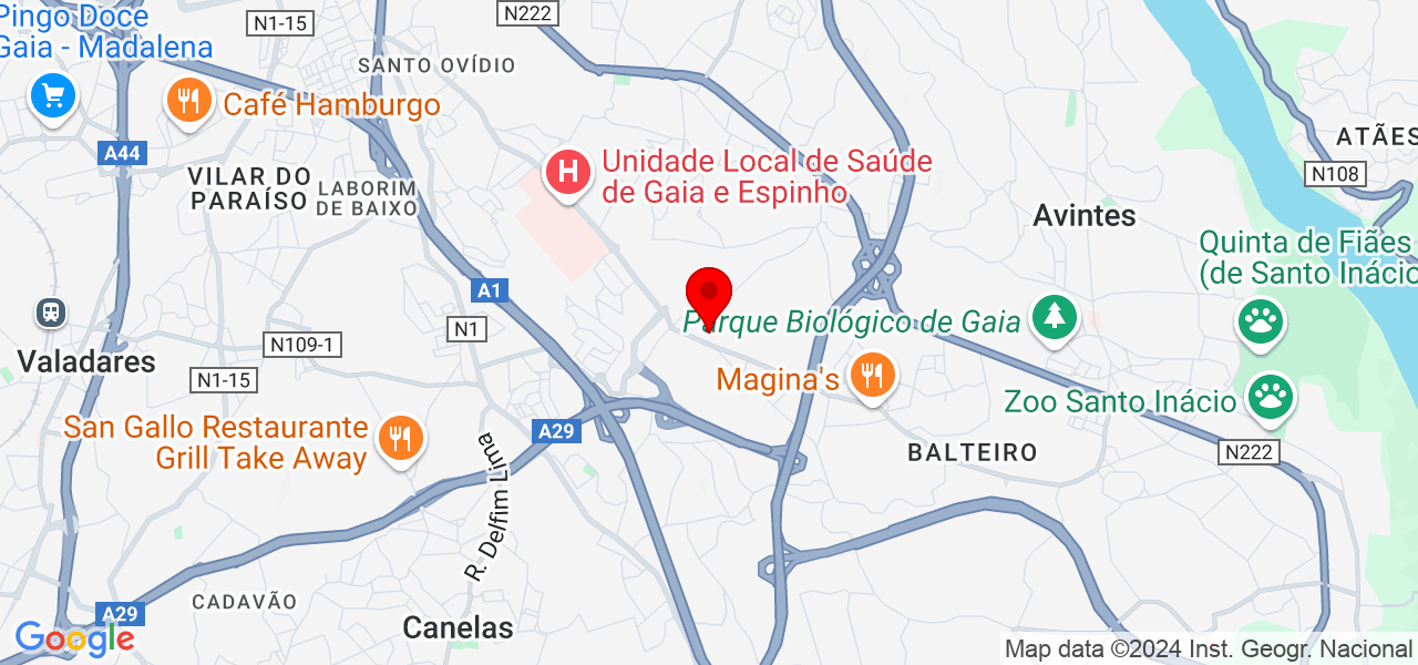 Marta - Porto - Vila Nova de Gaia - Map
