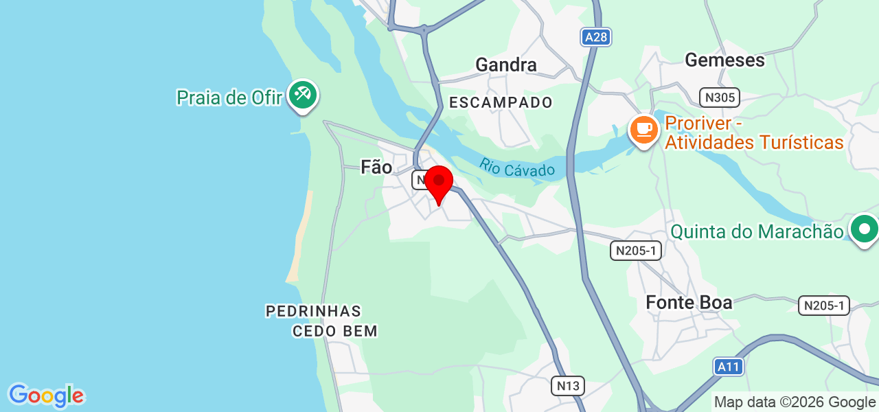 MF construir e Remodelar - Braga - Esposende - Mapa