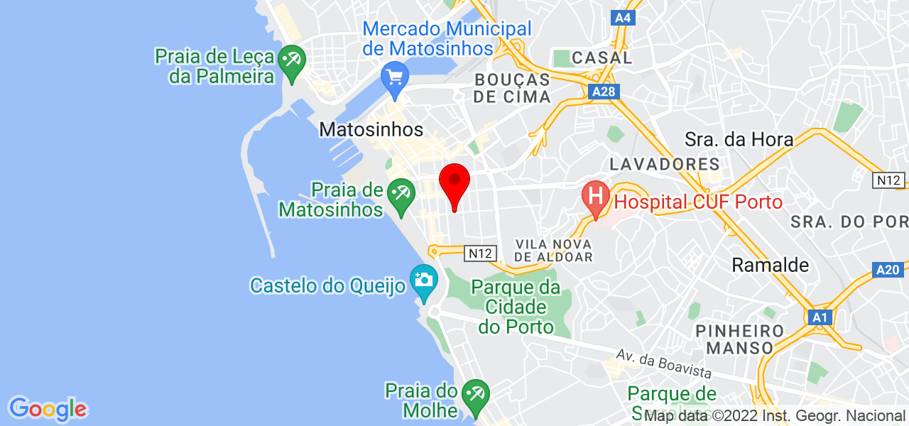 Manuel Oliveira Martins - Porto - Matosinhos - Mapa