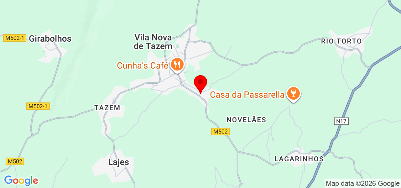 Eliezer Junior - Guarda - Gouveia - Map
