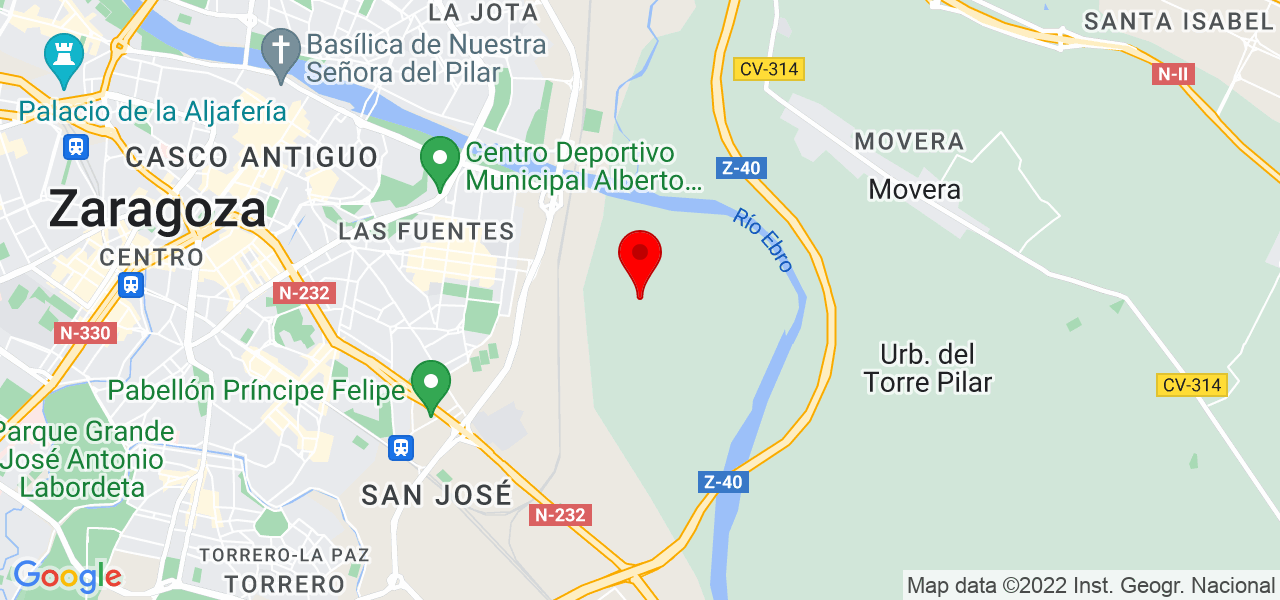 Jhoanna - Aragón - Zaragoza - Mapa