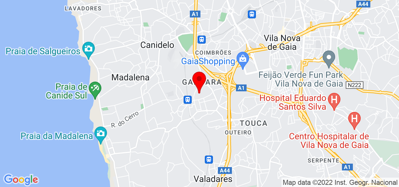 Custodio Almeida - Porto - Vila Nova de Gaia - Mapa